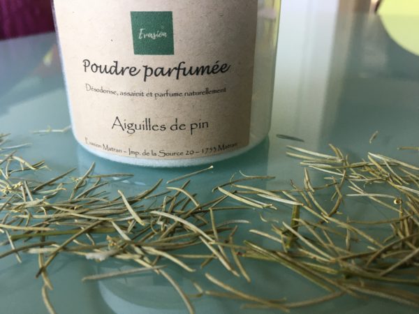 Poudre parfumée aiguilles de pin