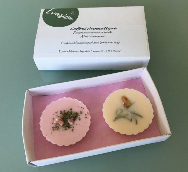 Coffret aromatique de fondants parfumés