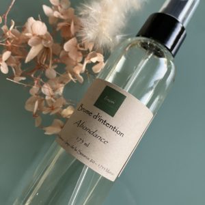 Brume d'intention parfumée à la verveine, pour attirer abondance dans ta vie
