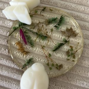 Fondant parfumé Citron vert & Coco, en cire d'olive végétale et parfum sans CMR ni phtalates